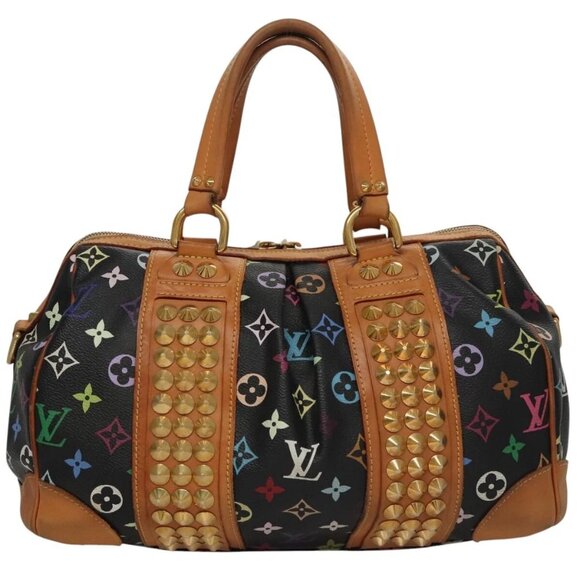 LOUIS VUITTON Monogram Multicolor Courtney MM Bag 2way Black M45642 Auth 107874V - Picture 2 of 16